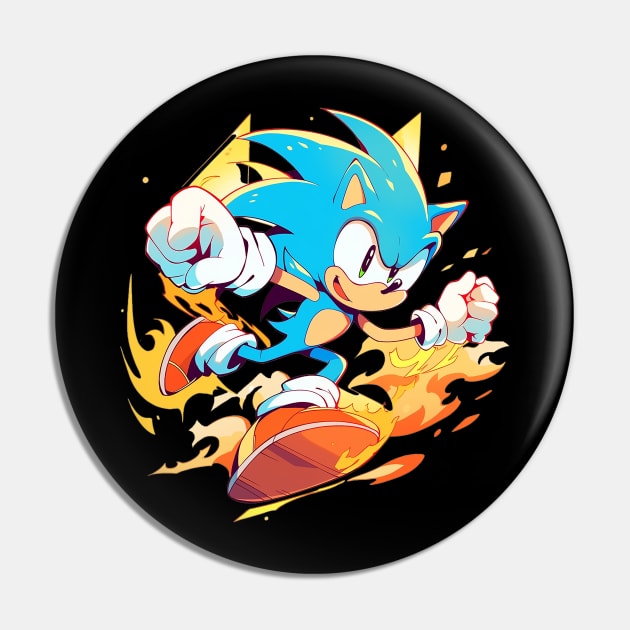 sonic Pin by skatermoment