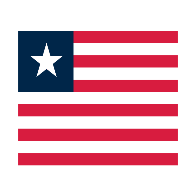 Liberia flag by flag for all