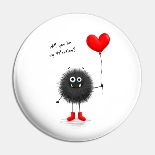 Will you be my Valentine? Pin