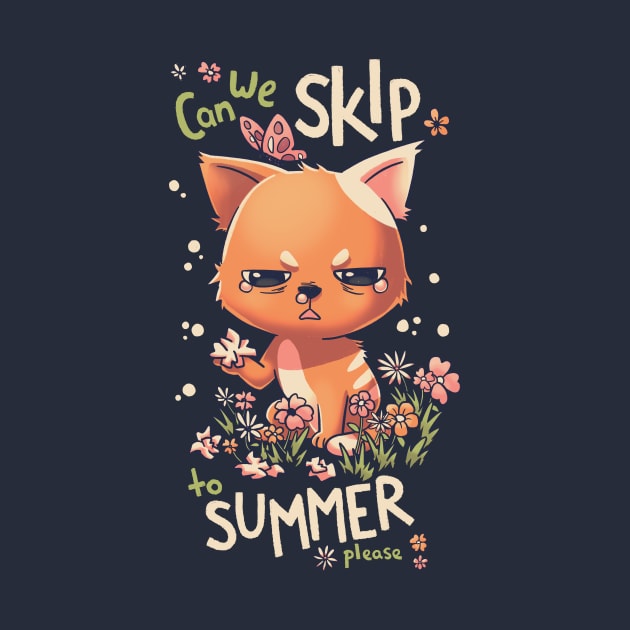 Skip Spring Allergic Cat by Geekydog