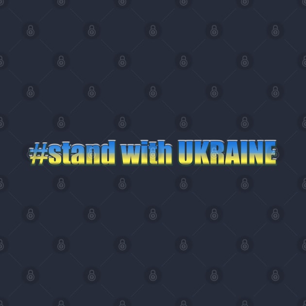 Tag stand with  Ukraine by tashashimaa