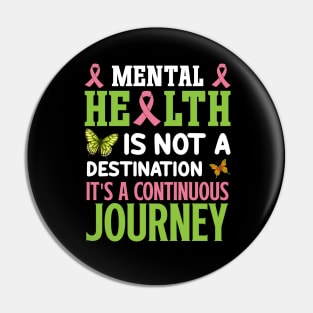 Mental Health Matters End The Stigma Psychology Therapy Pin