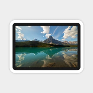 Waterfowl Lake Reflection Banff National Park Alberta Canada Magnet