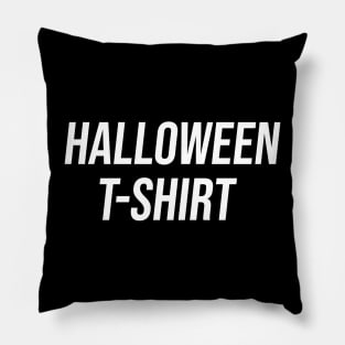 Halloween T-Shirt Pillow