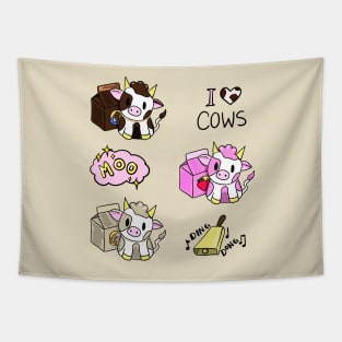 Cow Pals Herd Tapestry