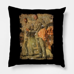 Legend Stacey Augmon and Larry Johnson retro vintage Pillow