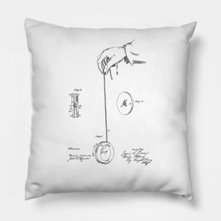 Whirligig Toy Vintage Patent Drawing Pillow