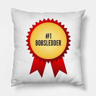 Number 1 Bobsledder Gold Medal Pillow