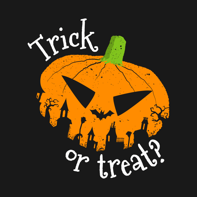 Trick or Treat Halloween Pumpkin by propellerhead