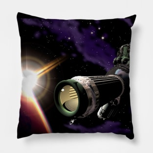 The spacecraft Voskhod-2 at the orbit. Pillow