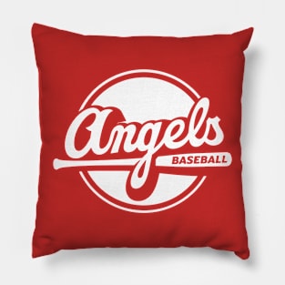 Angels Up to Bat Pillow