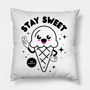 Stay Sweet - Kawaii Ice Cream Dessert Pillow