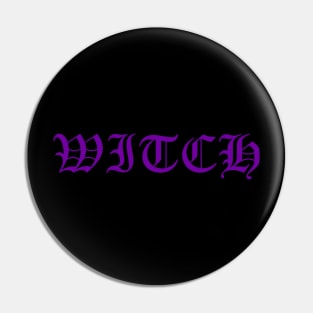 I am a Witch Pin