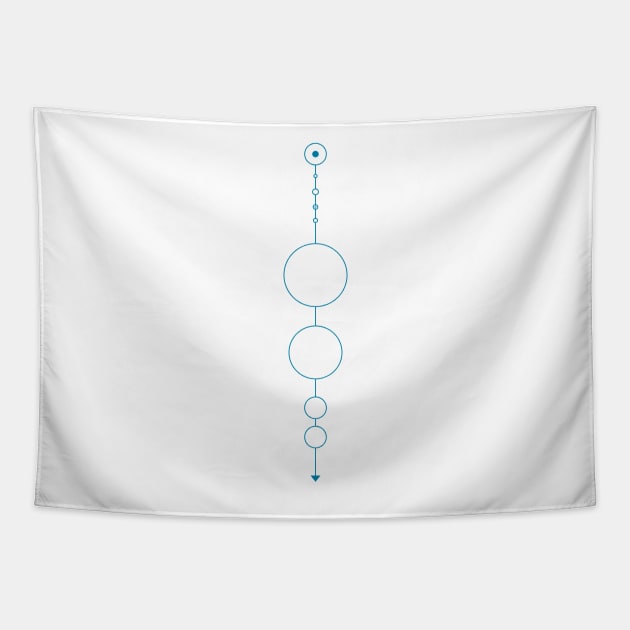 geometric solar system Tapestry by somatosis