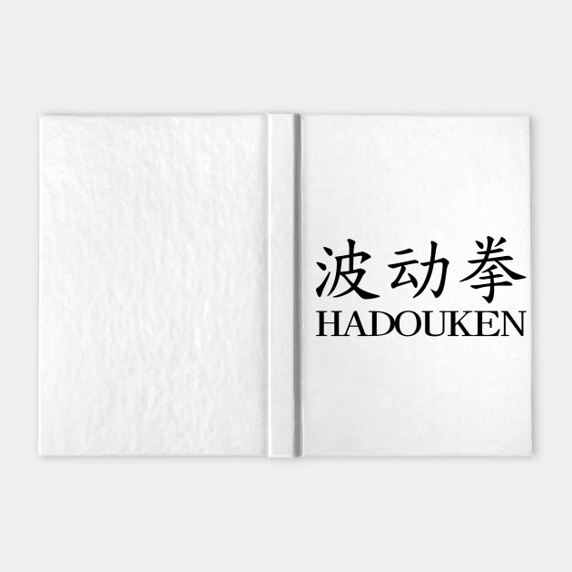 Hadouken Kanji Final Fantasy 7 Notebook Teepublic