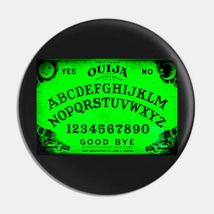 Ouija Board Green Pin