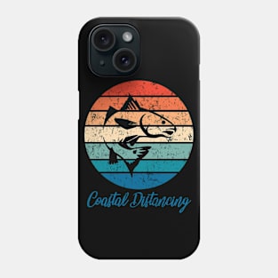 Social Distancing vs Coastal Distancing - Redfish Phone Case