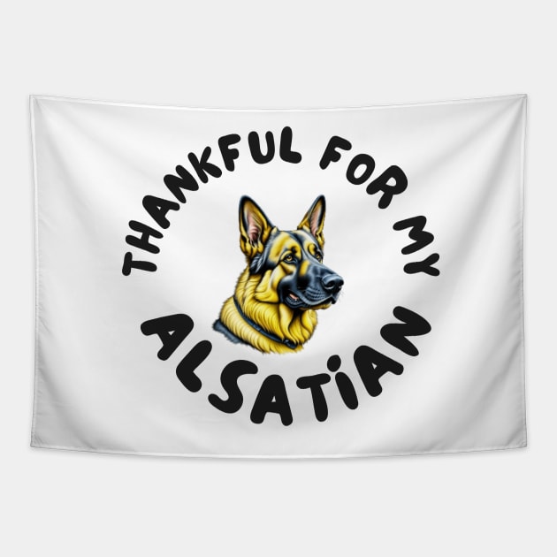 Thankful for my alsatian Tapestry by IOANNISSKEVAS