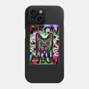 Spray Paint Cat V6 Phone Case