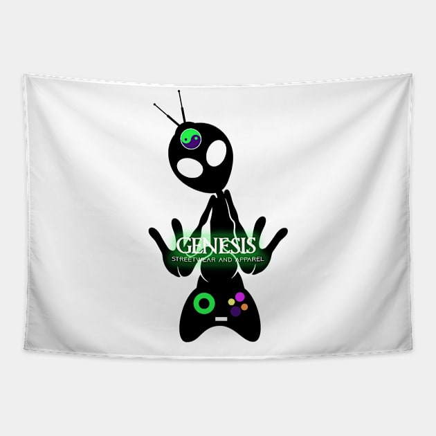 Genesis Streetwear -  Alien Gamer Tapestry by retromegahero