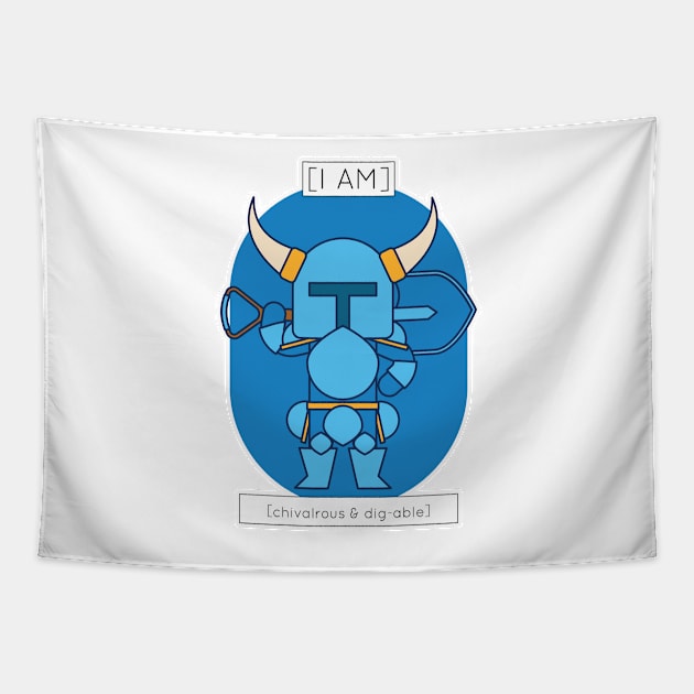 Shovel Knight - The Chivalrous & Dig-Able Tapestry by Tidus1872