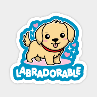 Labradorable Cute Kawaii Labrador Dog Magnet