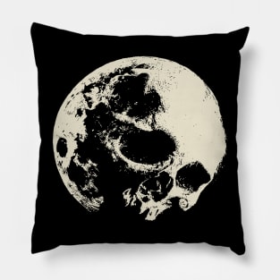 Skulls Moon Pillow