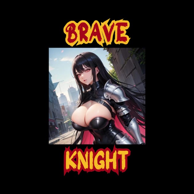 Brave Knight Anime Girl by Clicks Clothes