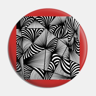 Hypnotic Stripes Pin