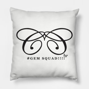 GEM SQUAD-BLACK Pillow