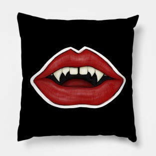 Vampire Teeth Pillow