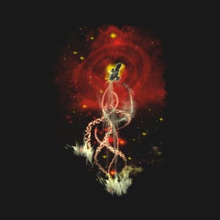 dance with fireflies red version T-Shirt