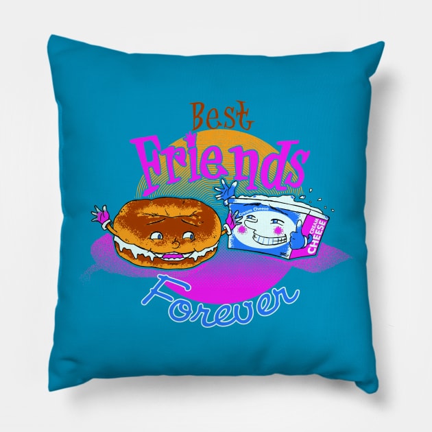Bagel & Cream Cheese Forever Pillow by shiffy