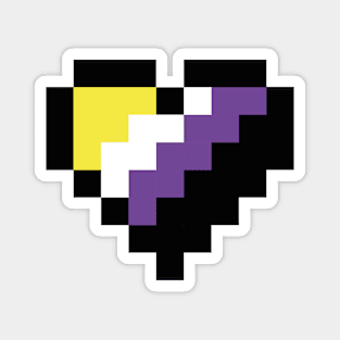 Nonbinary heart Magnet