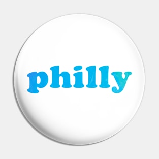 Philly Blue Pin