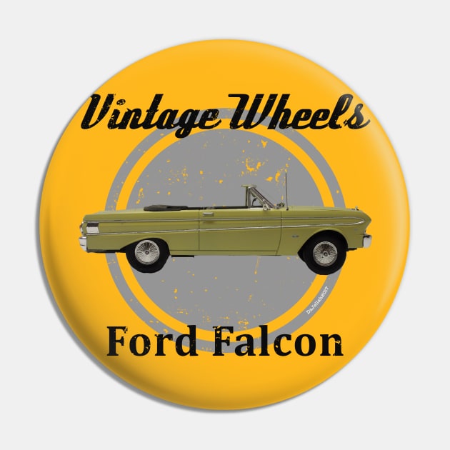 Vintage Wheels - Ford Falcon Pin by DaJellah