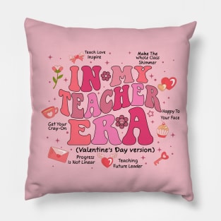 Teacher Valentines, Teaching Sweethearts, In My Teacher Era, Valentine XOXO Teacher, School Valentine Pillow