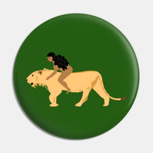 Lioness Woman Pin