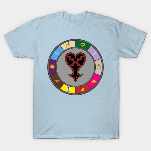 Disover Kingdom Hearts "Princesses of Heart" Cipher Wheel (Color) - Kingdom Hearts - T-Shirt