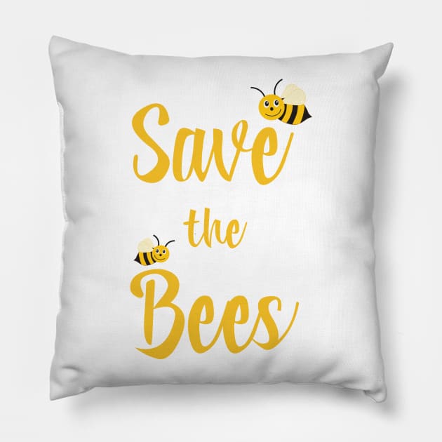 Save the Bees Pillow by mstory