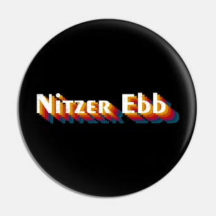 retro vintage Nitzer Ebb Pin