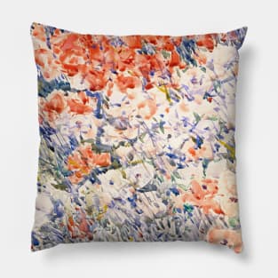 The Island Garden by Childe Hassam Pillow