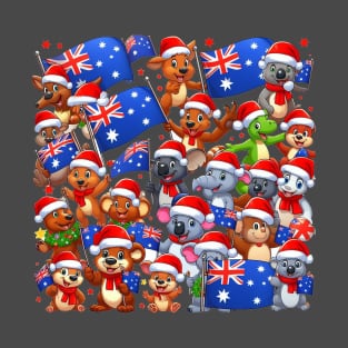 Australian happy Christmas T-Shirt