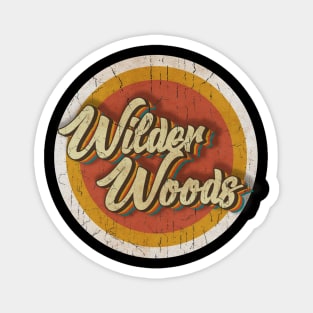 circle vintage Wilder Woods Magnet