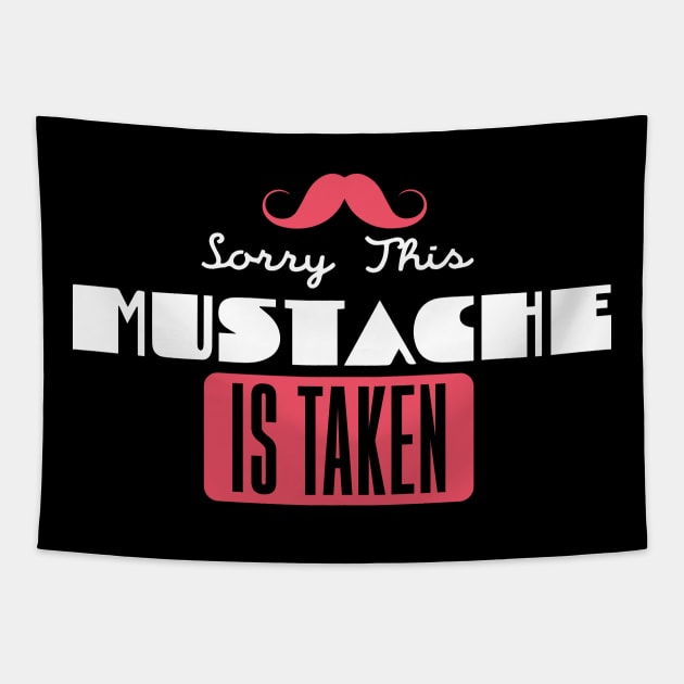 Sorry, This Mustache is Taken Tapestry by pako-valor