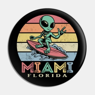 Miami Alien Pin