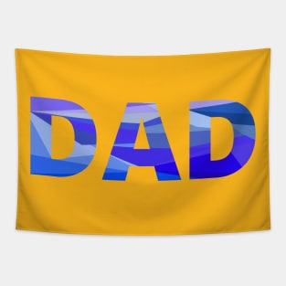 Dad pastel colors chunky design for proud fathers, new dads, fathers to be Tapestry