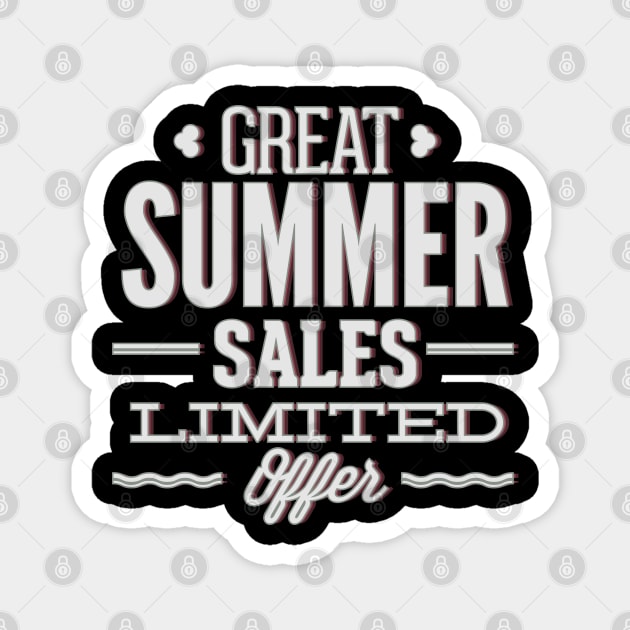 Great-Summer-Sales Magnet by TEENIE DESIGN