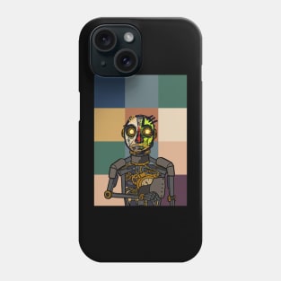 Vitalik: A Robotic Marvel in NFTs with a RobotMask, Street Eyes, Glass Skin, and Metallic Essence Phone Case