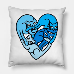 kitty heart Pillow